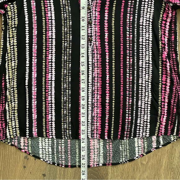 Maeve Anthropologie Colette Peasant Boho Blouse Balloon Sleeve Striped Print - Picture 14 of 16